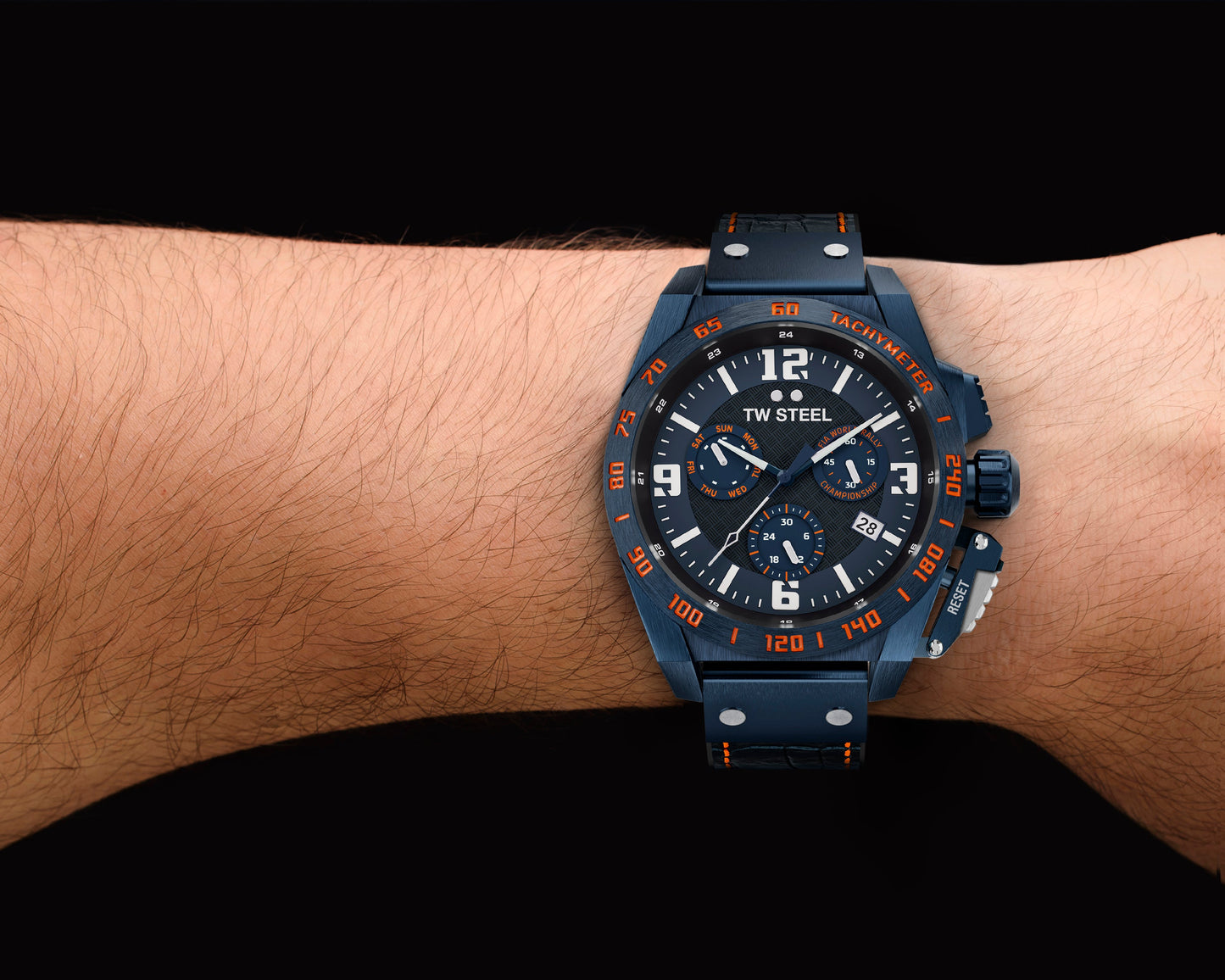 TW Steel Watch Swiss Canteen Chronograph Limited Edition FIA World Championship TW1020