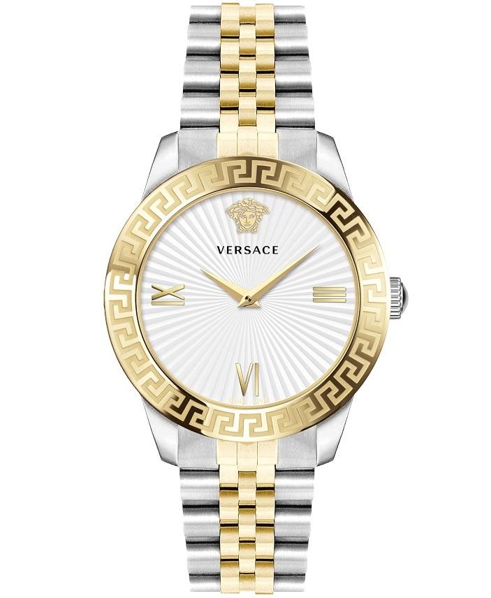 Versace Ladies Watch Greca Signature 38mm White Gold VEVC00519