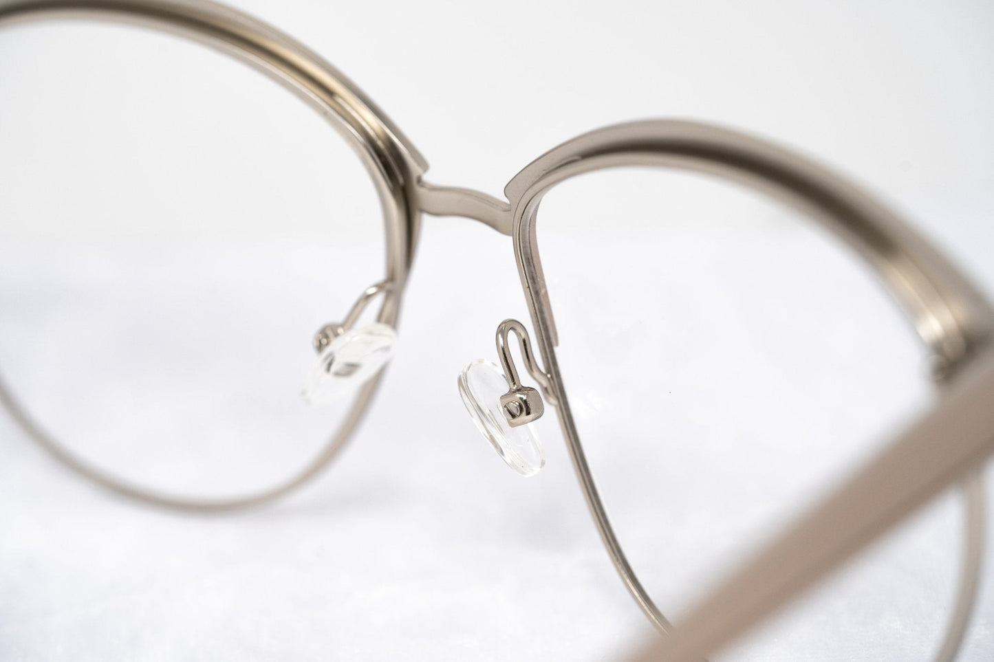 Agent Provocateur Eyeglasses Oval Beige and Silver