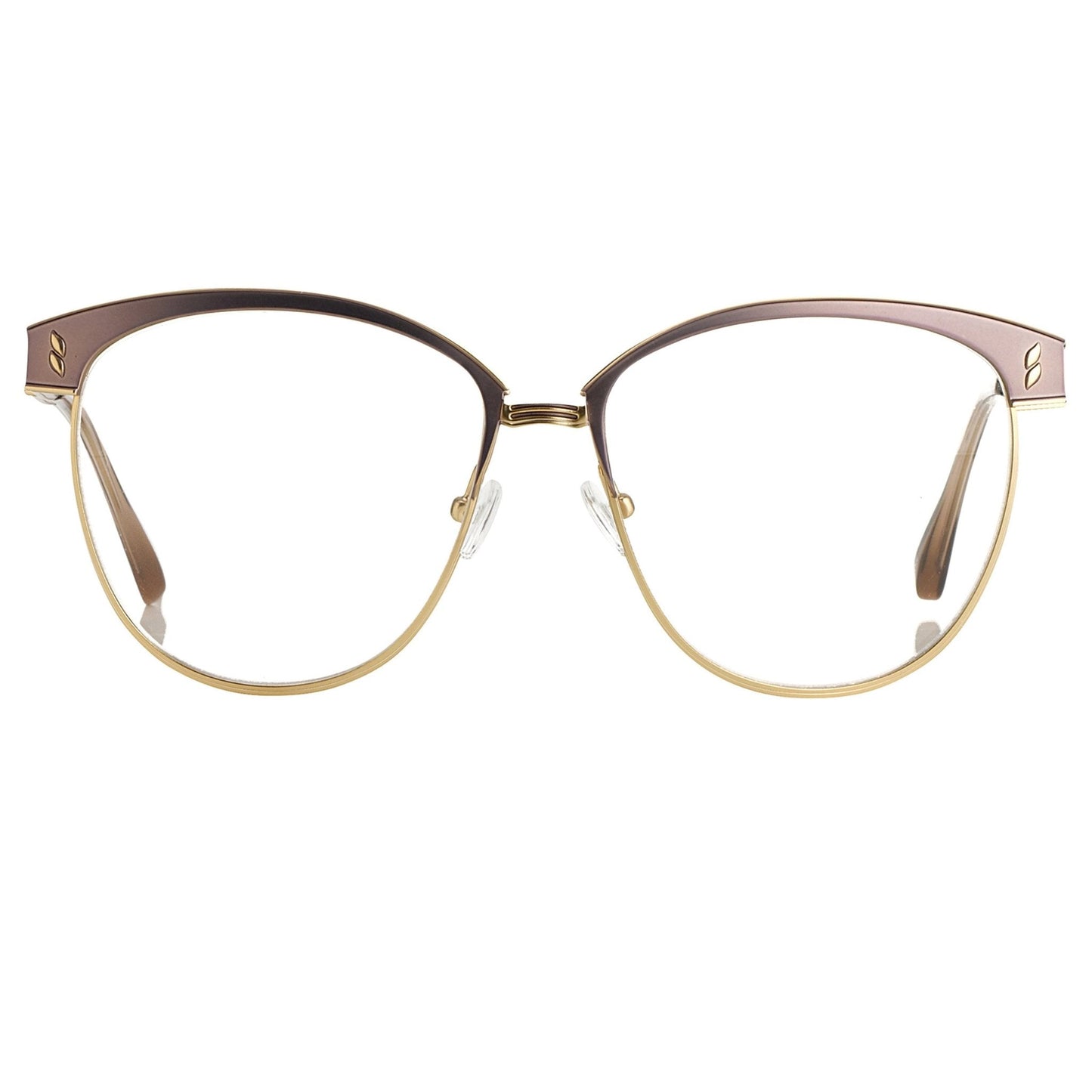 Agent Provocateur Eyeglasses Oval Brown and Gold
