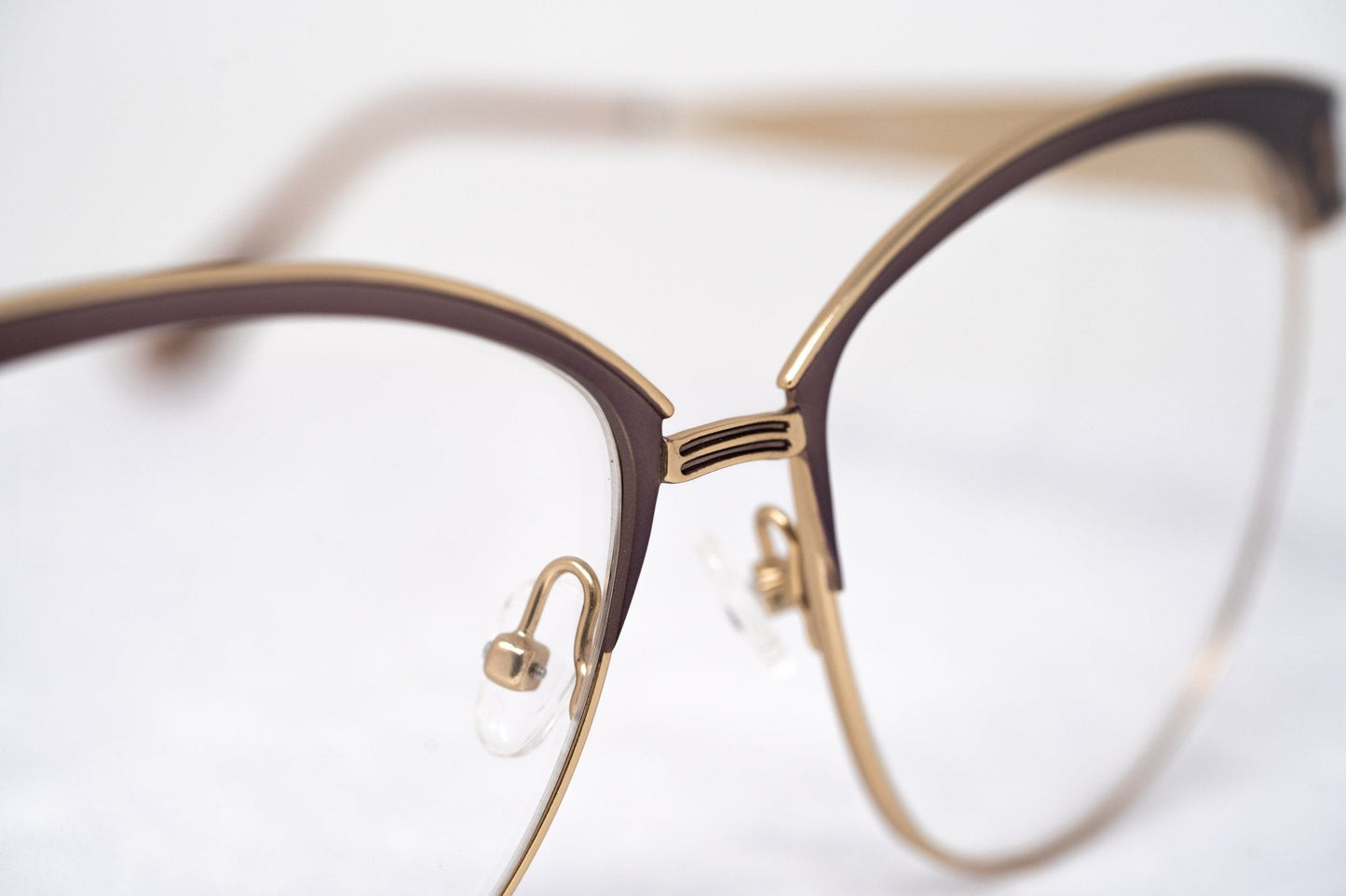 Agent Provocateur Eyeglasses Oval Brown and Gold