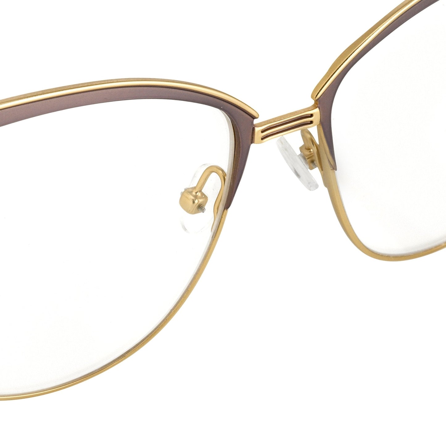 Agent Provocateur Eyeglasses Oval Brown and Gold