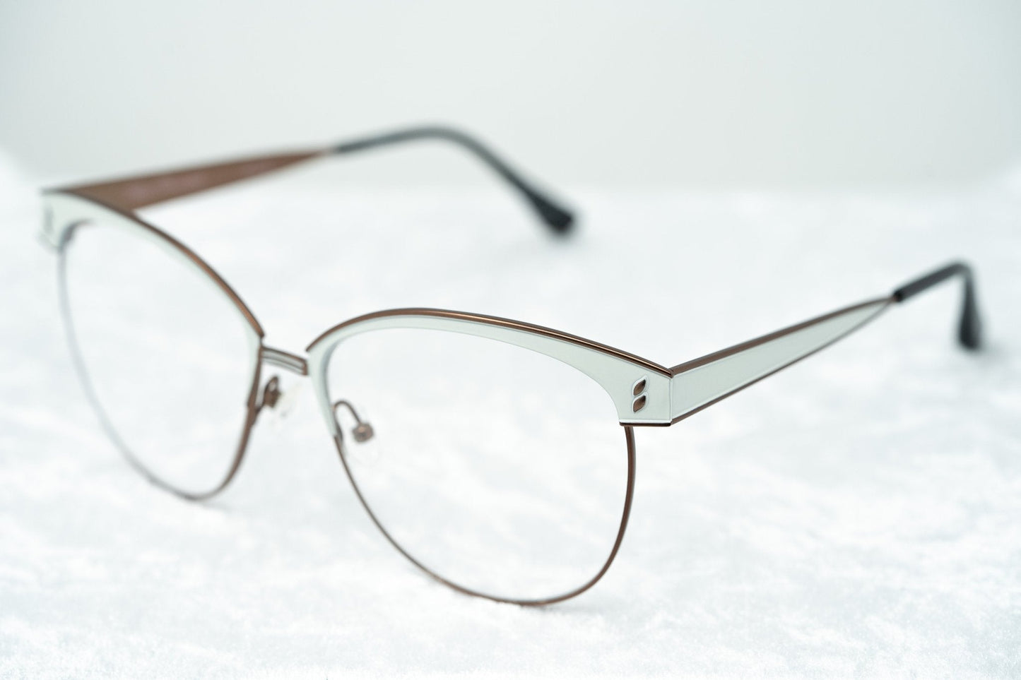 Agent Provocateur Eyeglasses Oval White/Dark Brown