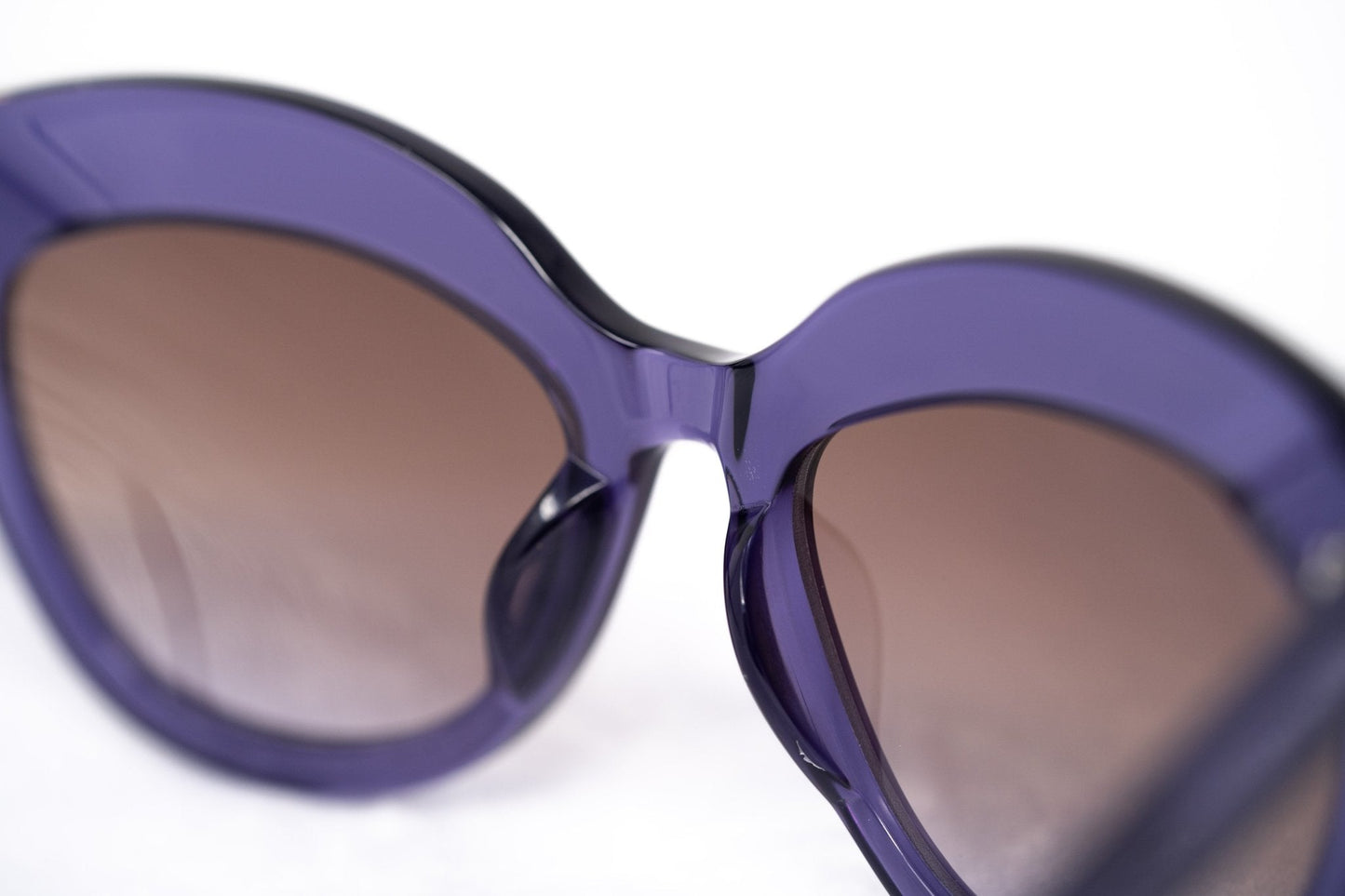 Agent Provocateur Ladies Sunglasses Cat Eye Purple with Steel and Brown AP45C5SUN