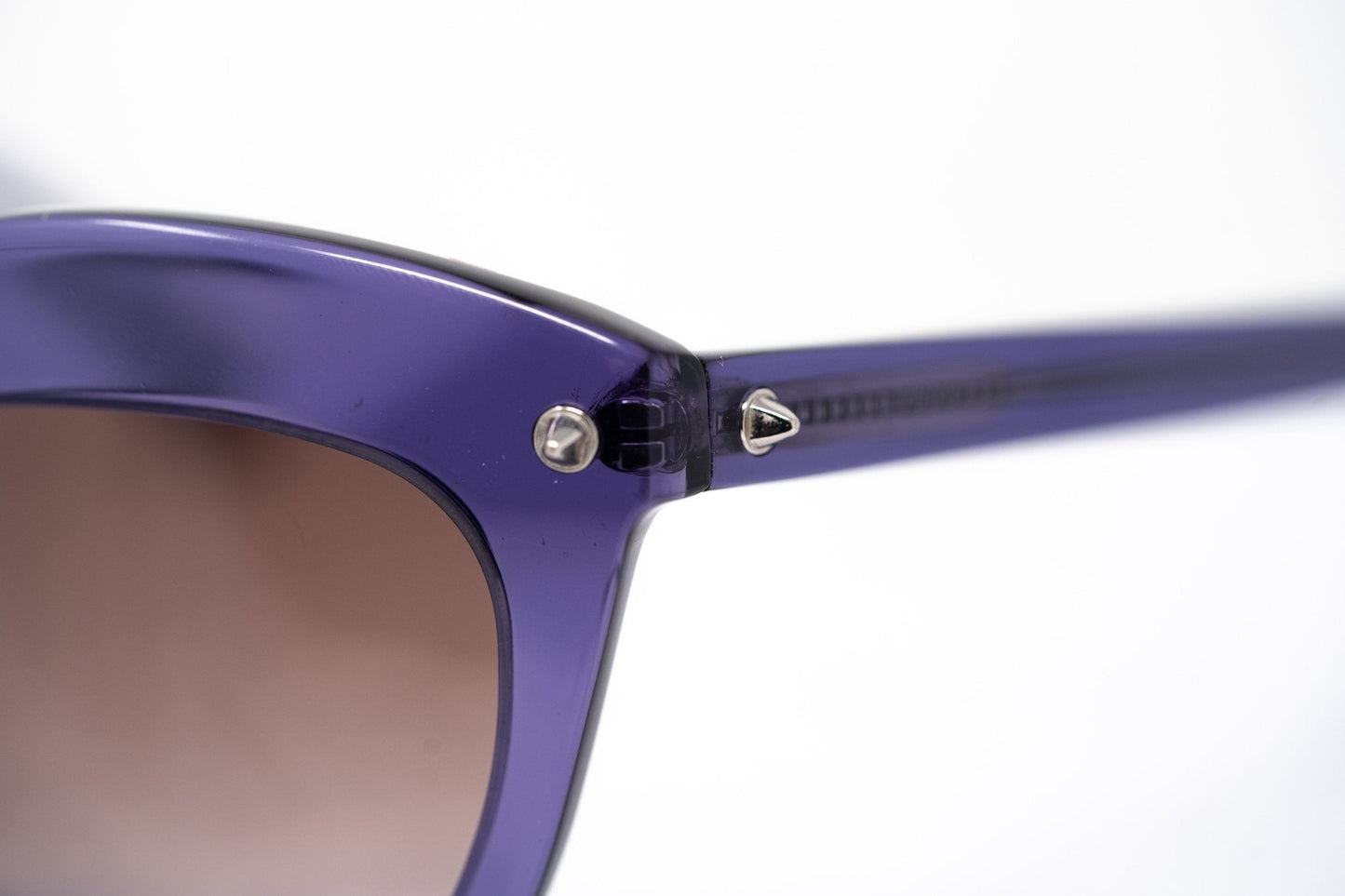 Agent Provocateur Ladies Sunglasses Cat Eye Purple with Steel and Brown AP45C5SUN
