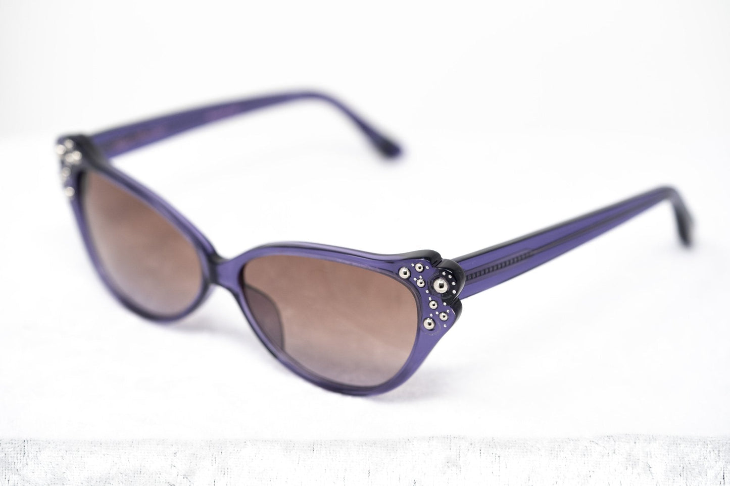 Agent Provocateur Sunglasses Cat Eye Purple and Brown