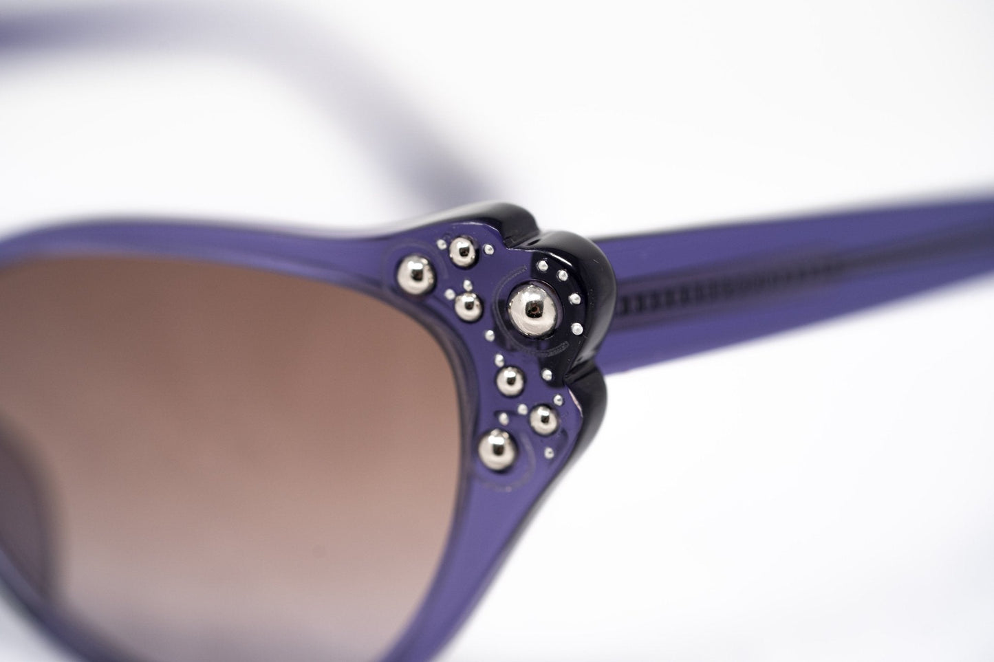 Agent Provocateur Sunglasses Cat Eye Purple and Brown