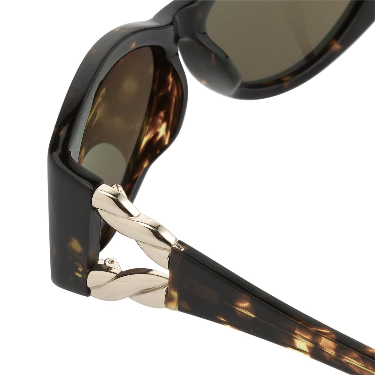 Agent Provocateur Ladies Sunglasses Oversized Tortoiseshell and Green AP17C2SUN