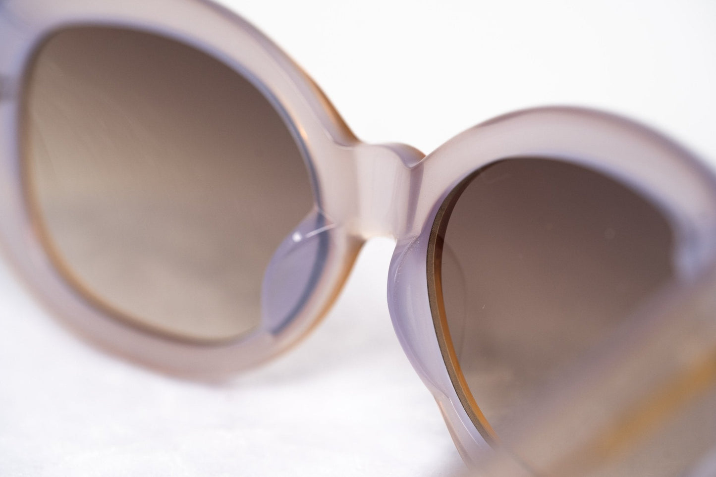 Agent Provocateur Ladies Sunglasses Round Beige and Brown AP57C4SUN