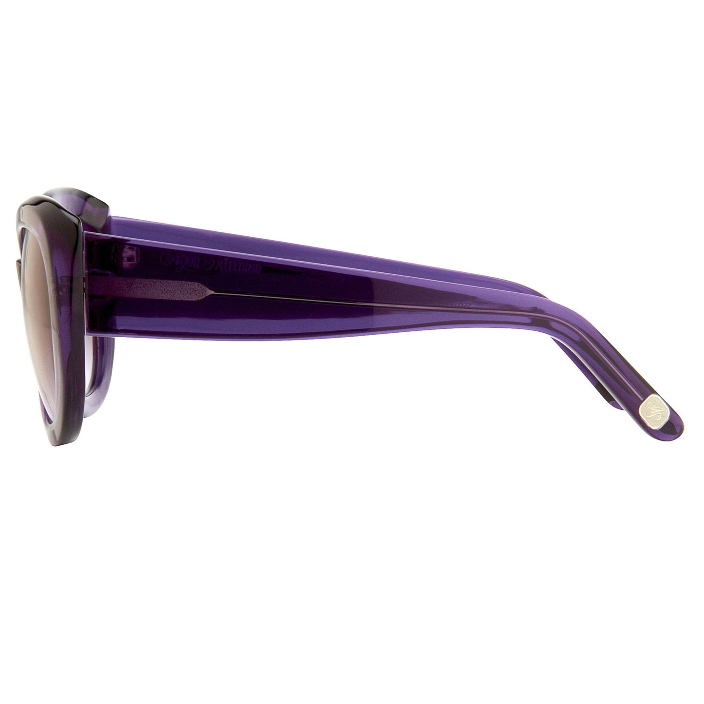 Agent Provocateur Sunglasses Round Purple and Brown