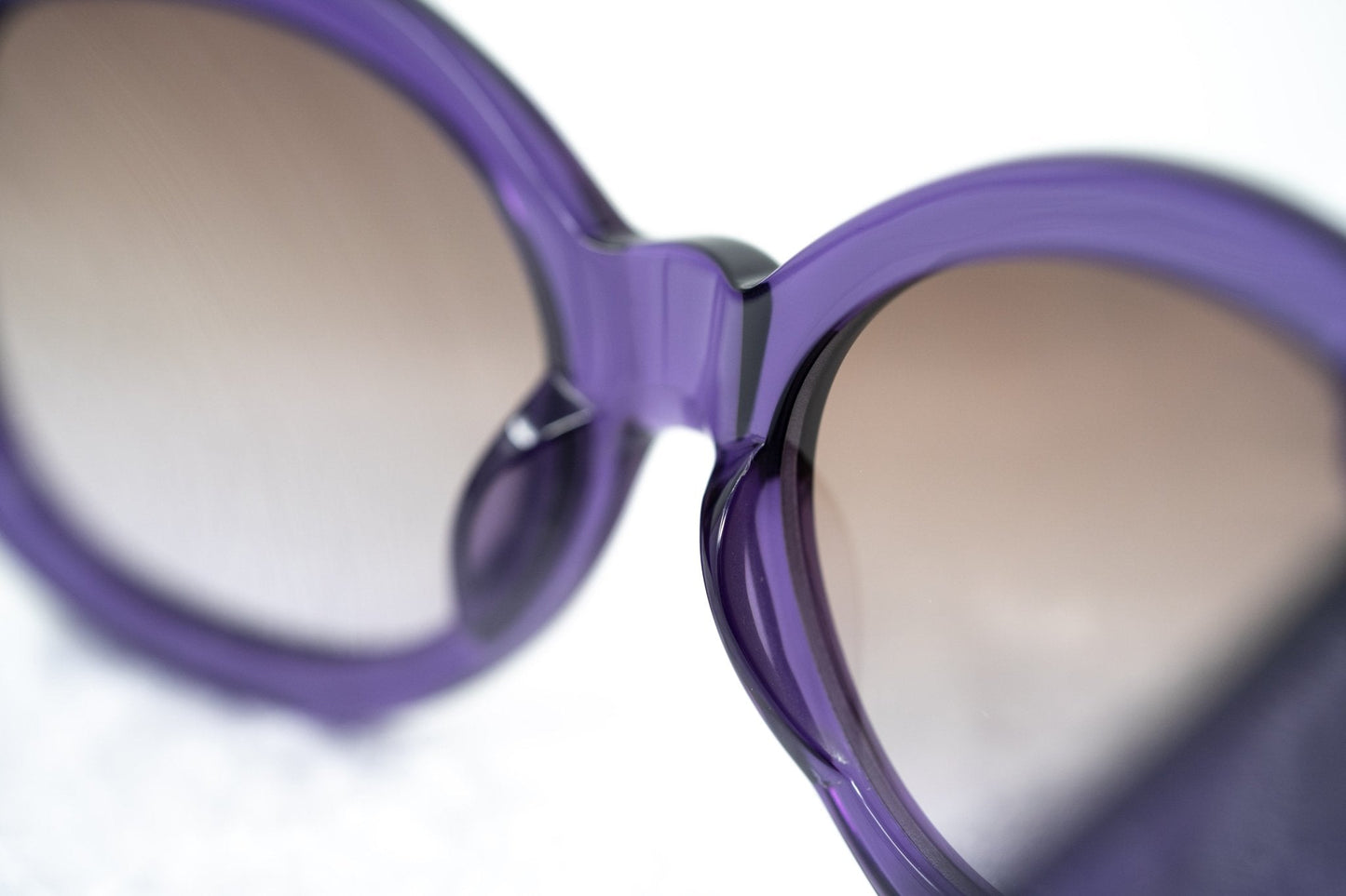 Agent Provocateur Sunglasses Round Purple and Brown