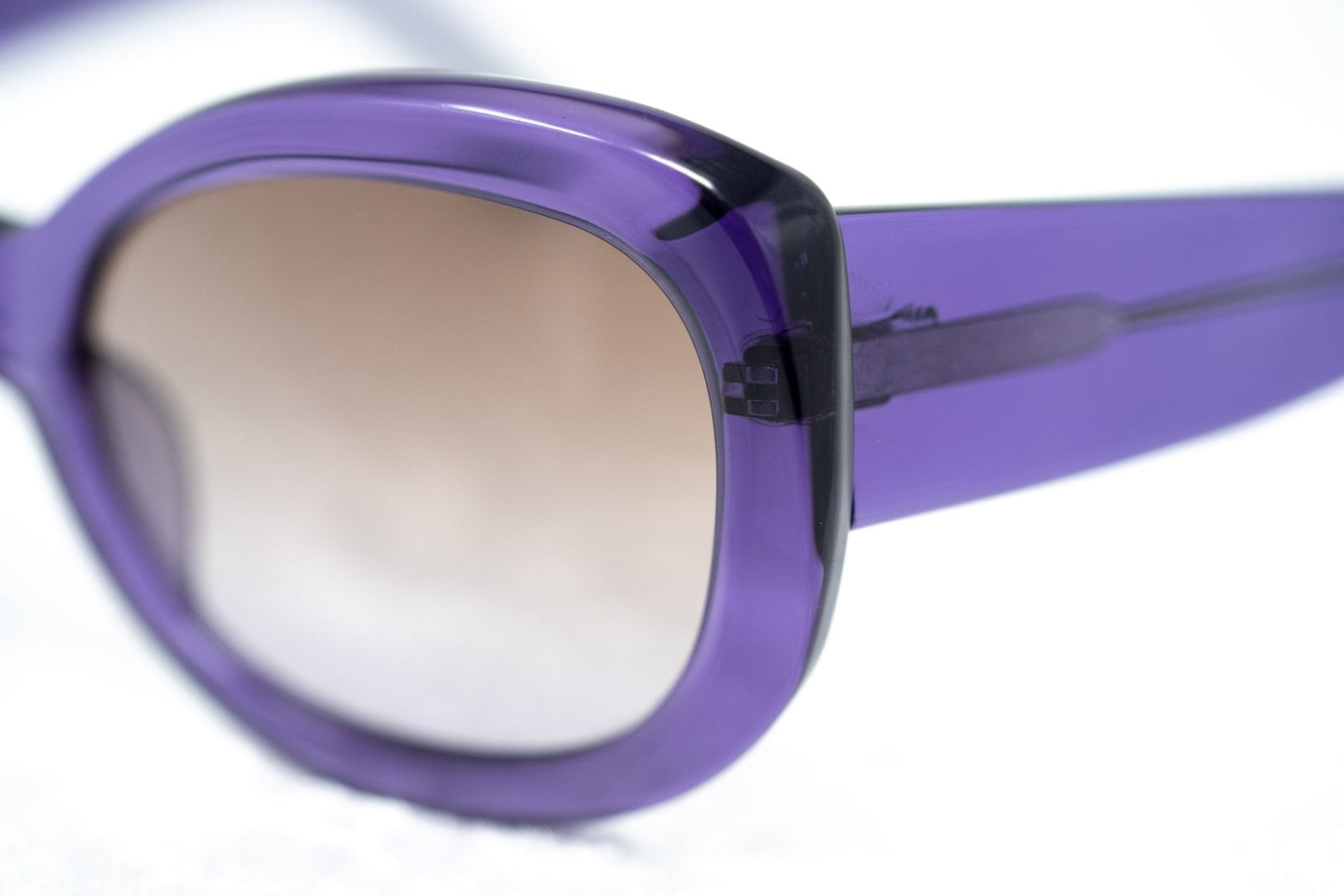 Agent Provocateur Sunglasses Round Purple and Brown
