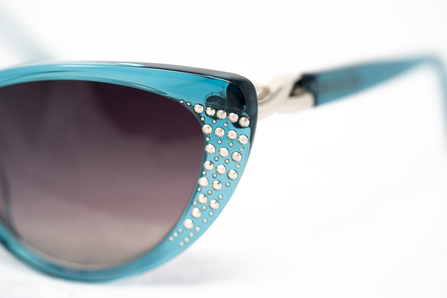 Agent Provocateur Sunglasses Cat Eye Blue with Steel and Grey