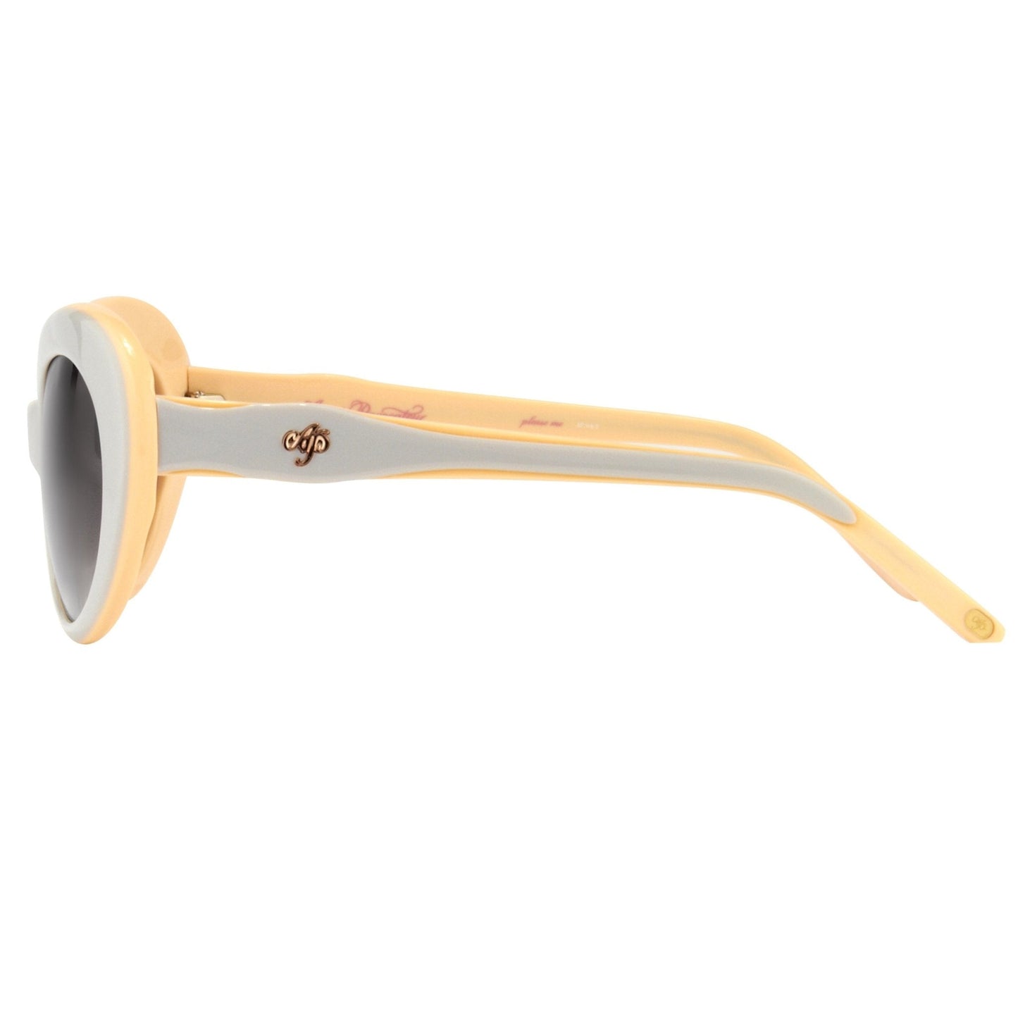 Agent Provocateur Ladies Sunglasses Oval Grey/Apricot and Grey AP64C3SUN