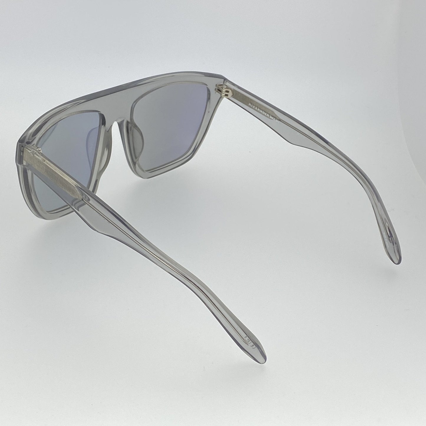 Alexander Wang Sunglasses Slanted Dark Grey and Blue