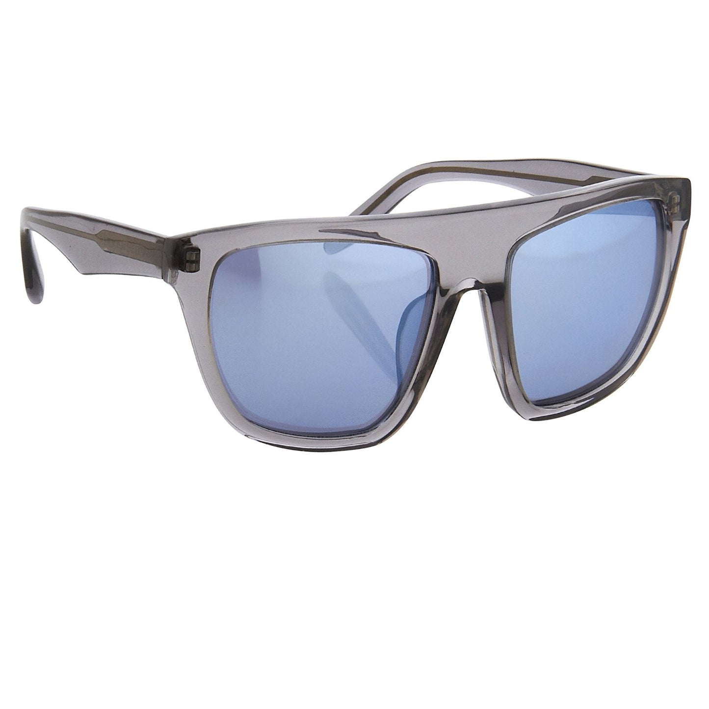Alexander Wang Sunglasses Slanted Dark Grey and Blue