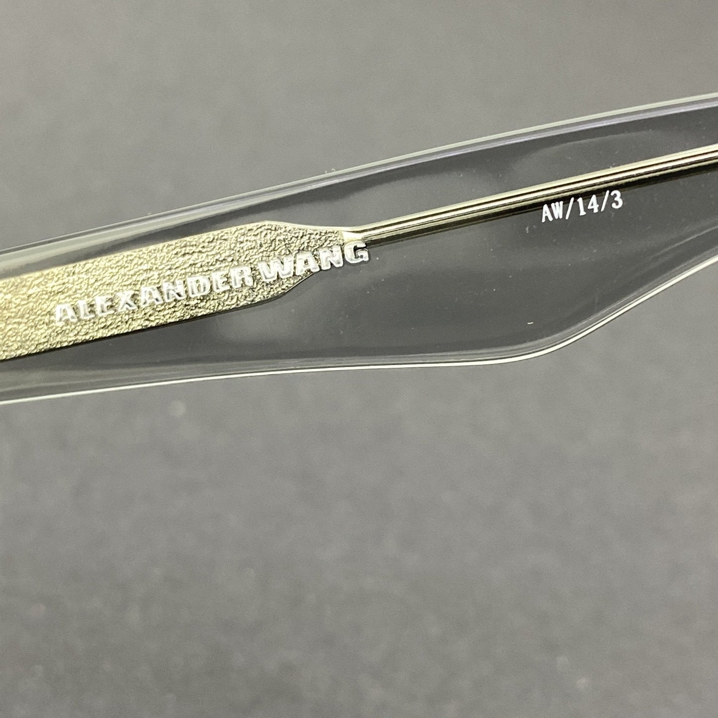 Alexander Wang Sunglasses Slanted Dark Grey and Blue