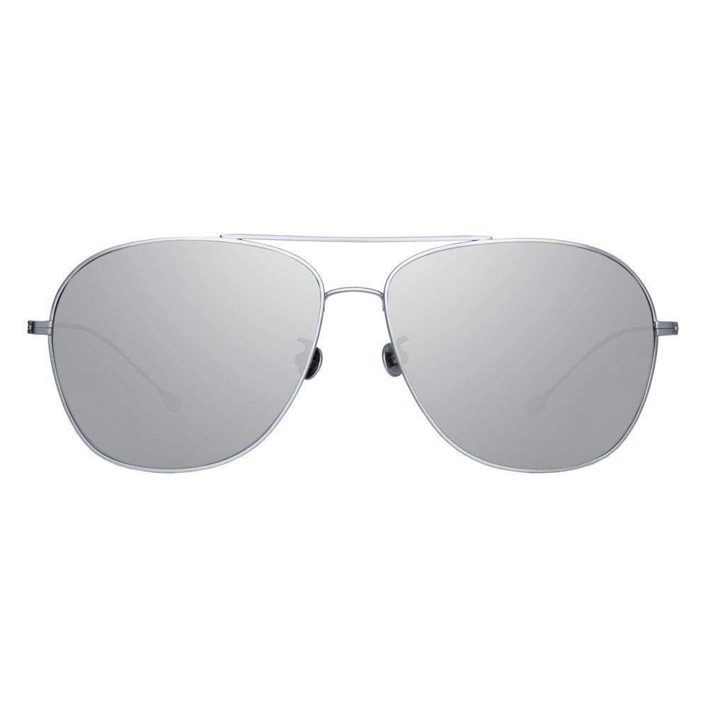 Ann Demeulemeester Men's Sunglasses Silver AD48C2SUN