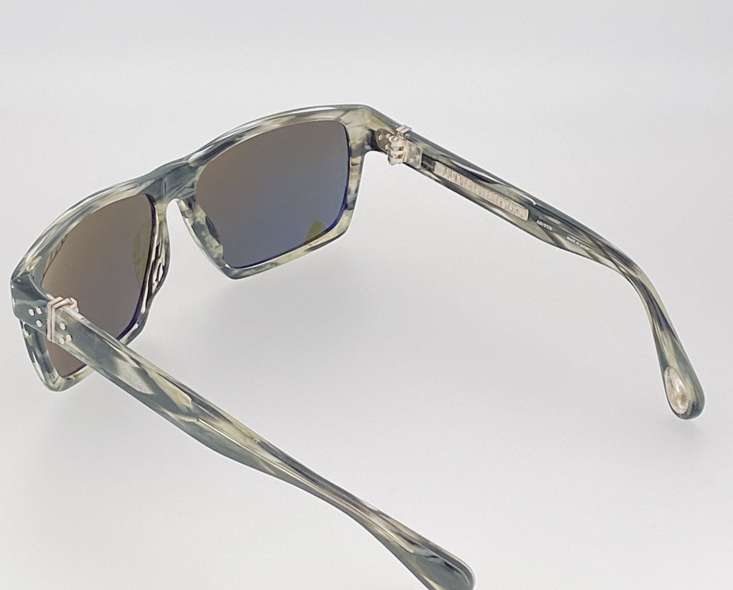 Ann Demeulemeester Sunglasses Angular Brown and Green