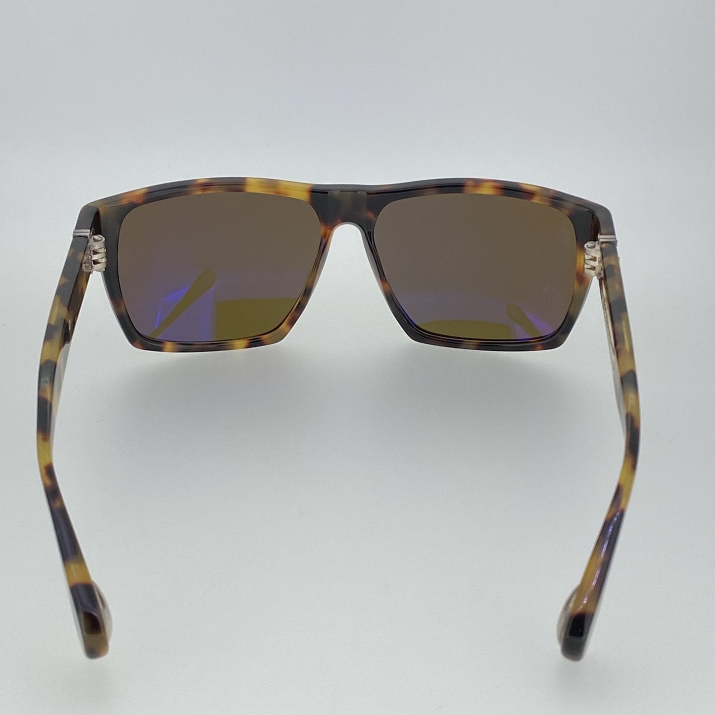 Ann Demeulemeester Sunglasses Angular Tortoise Shell and Brown
