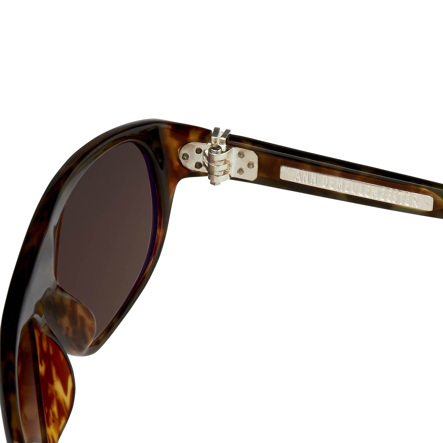 Ann Demeulemeester Sunglasses Flat Top Black and Brown Graduated