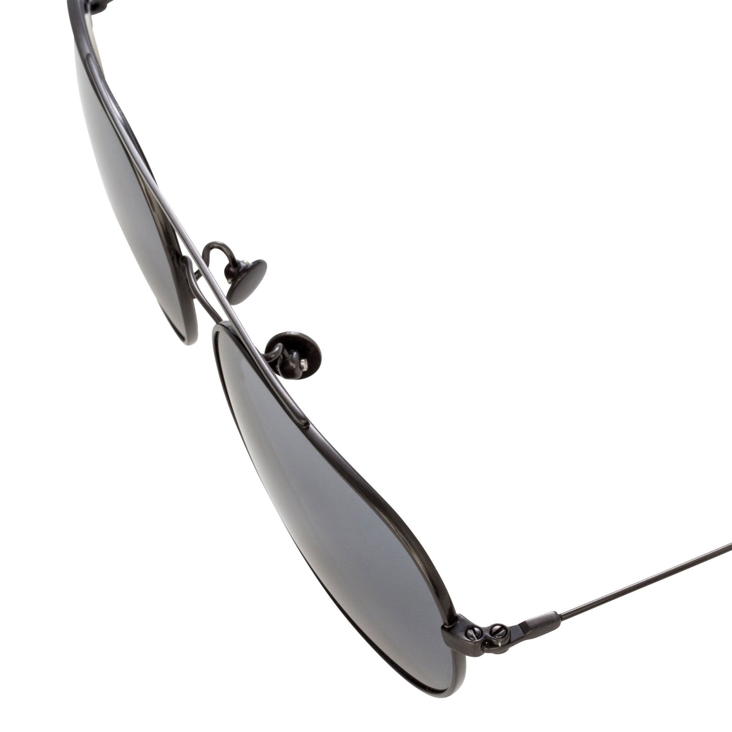 Ann Demeulemeester Sunglasses Round Gun Metal and Grey AD63C2SUN