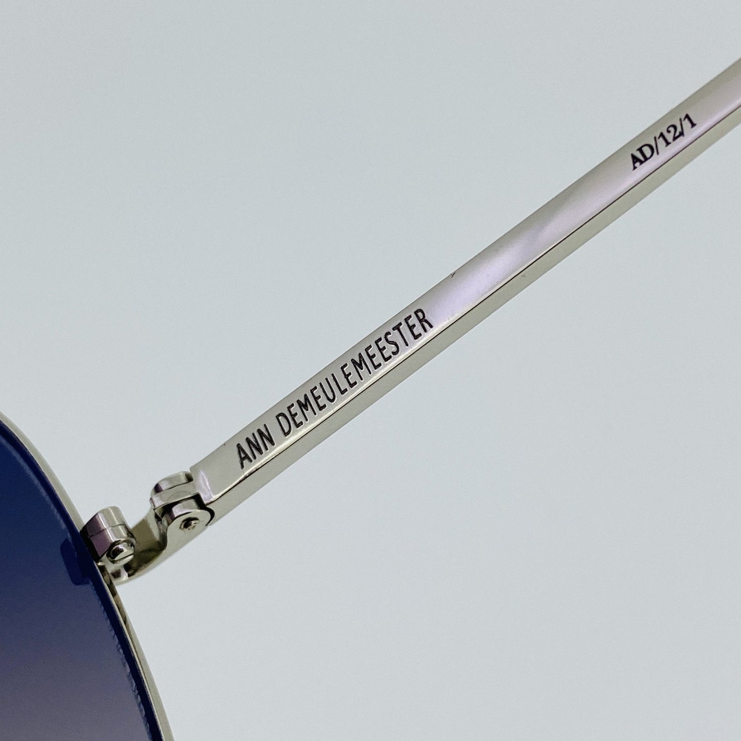 Ann Demeulemeester Men's Sunglasses Silver and Gray AD12C1SUN