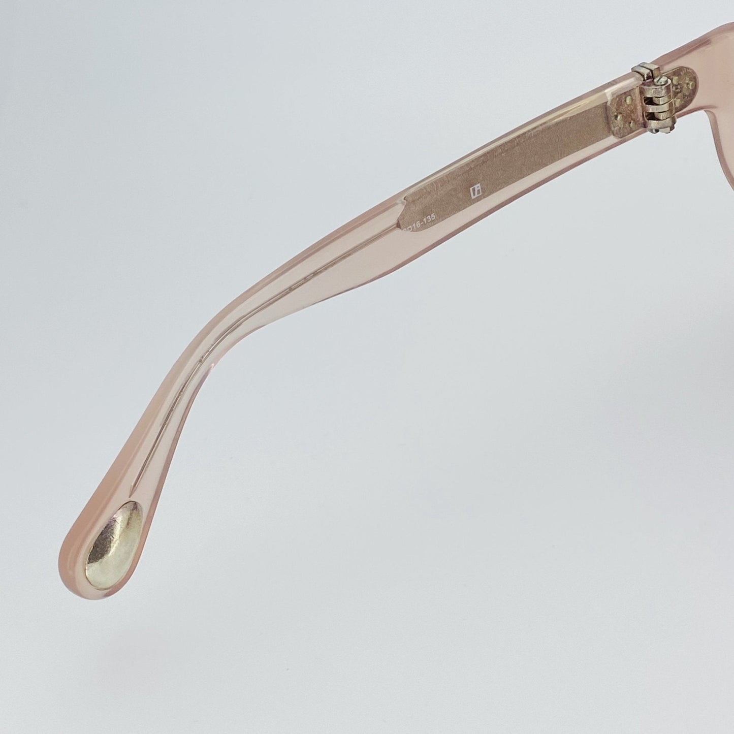 Ann Demeulemeester Sunglasses Cat Eye Blush Pink and Brown