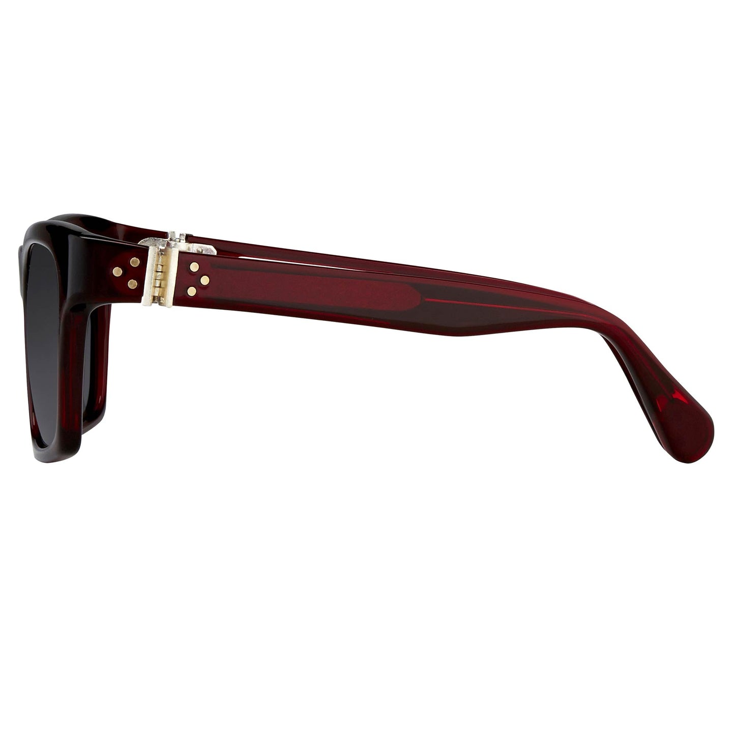 Ann Demeulemeester Sunglasses D-Frame Bordeaux Red and Blue