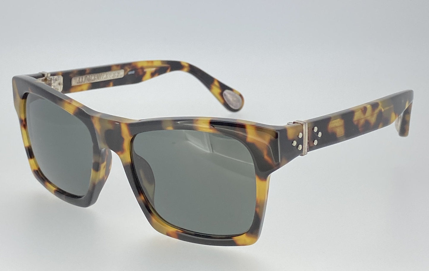 Ann Demeulemeester Sunglasses D-Frame Tortoise and Grey