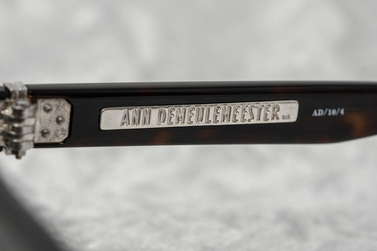 Ann Demeulemeester Sunglasses Flat Top Amber Tortoise Shell and Brown AD10C4SUN