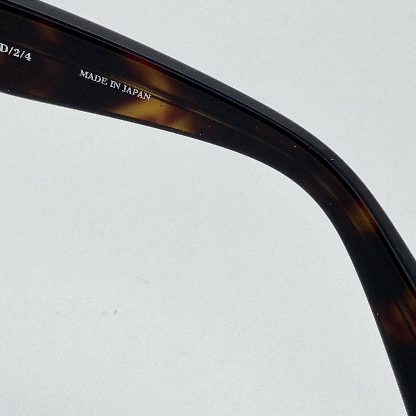 Ann Demeulemeester Men's Sunglasses Flat Top Amber Tortoise and Brown AD2C4SUN