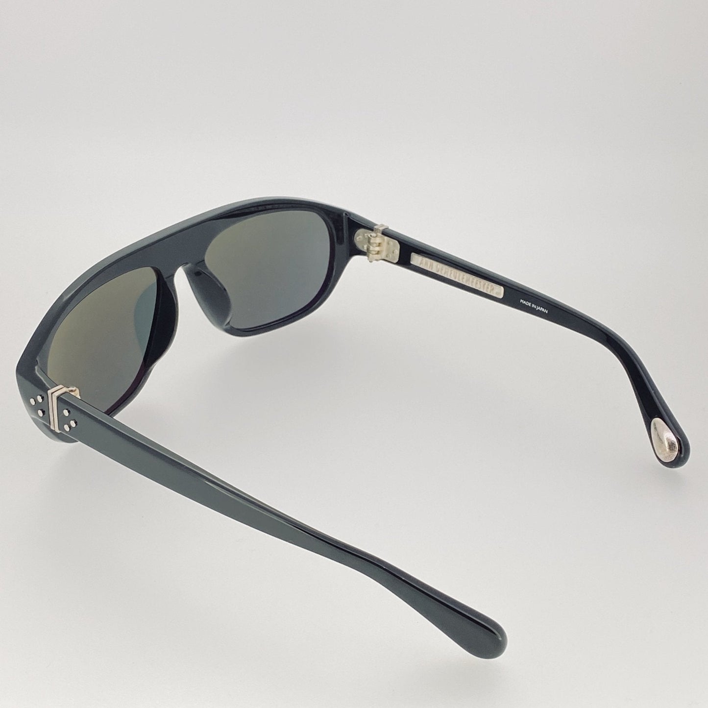 Ann Demeulemeester Sunglasses Flat Top Black and Grey