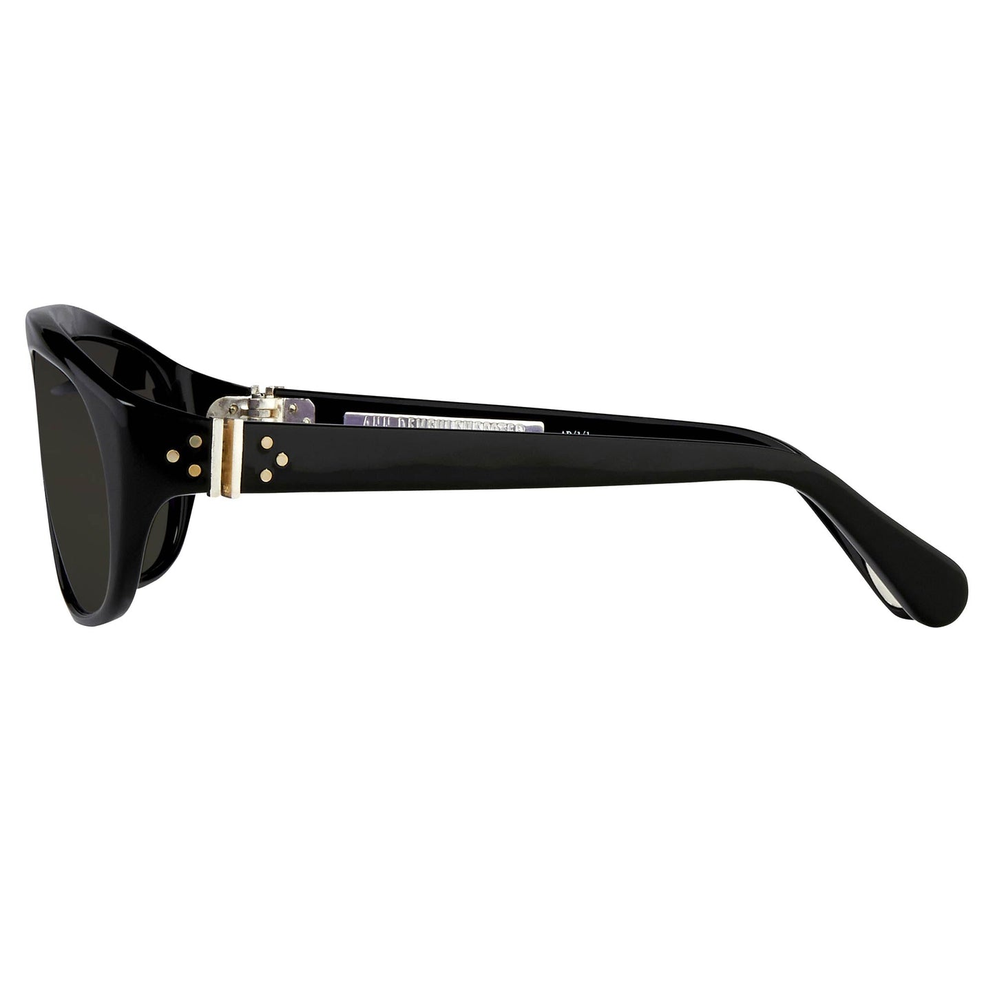 Ann Demeulemeester Sunglasses Flat Top Black and Grey
