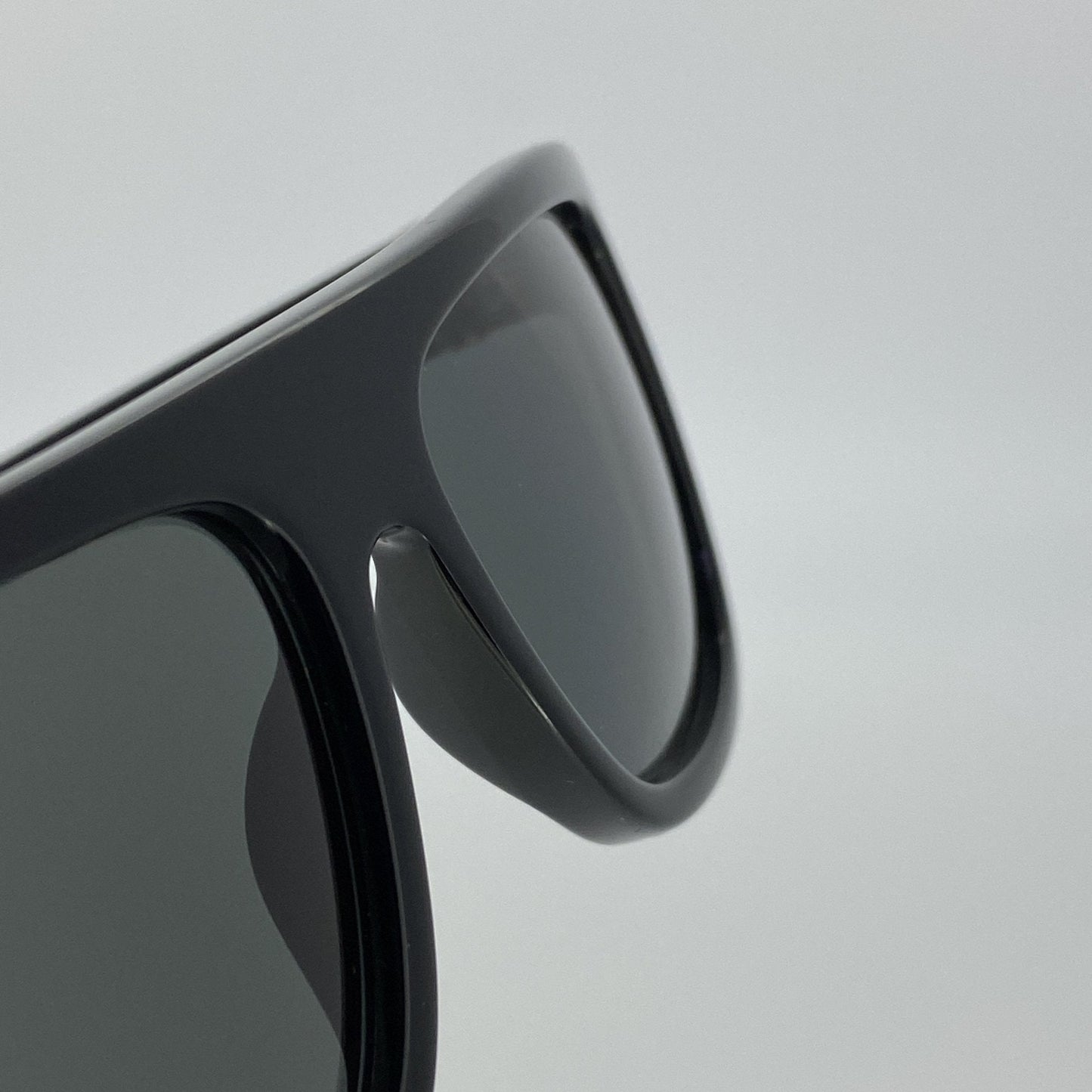 Ann Demeulemeester Sunglasses Flat Top Black and Grey