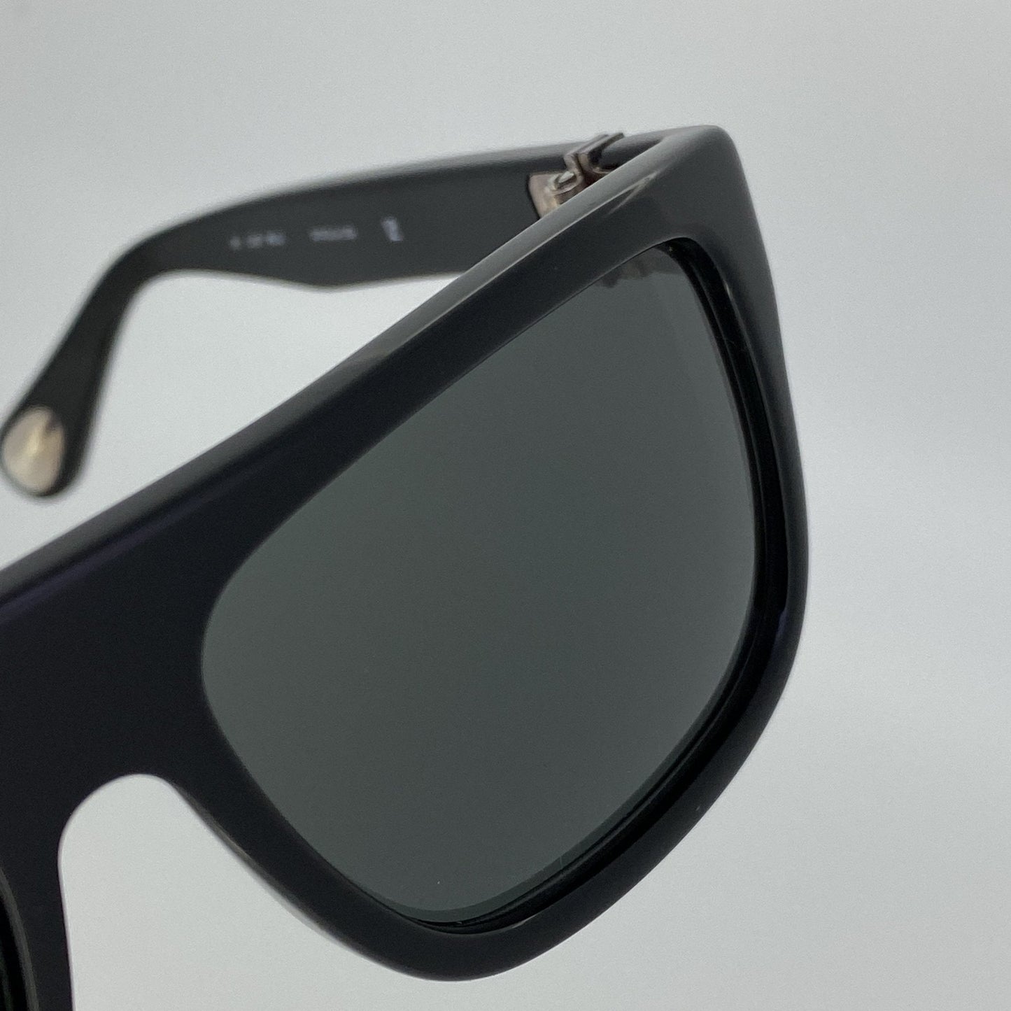 Ann Demeulemeester Sunglasses Flat Top Black and Grey