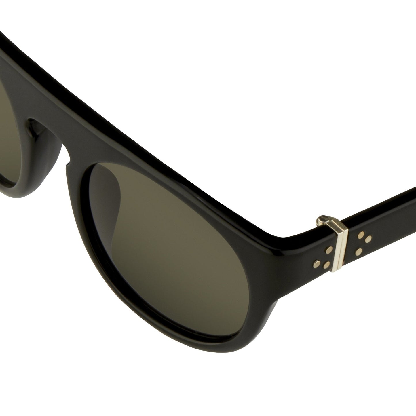 Ann Demeulemeester Sunglasses Flat Top Black and Grey Gradient AD10C1SUN