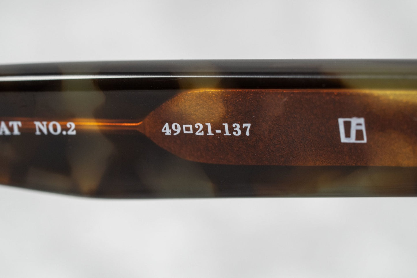 Ann Demeulemeester Sunglasses Flat Top Black and Brown AD10C6SUN