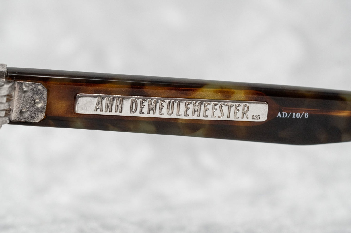Ann Demeulemeester Sunglasses Flat Top Black and Brown AD10C6SUN
