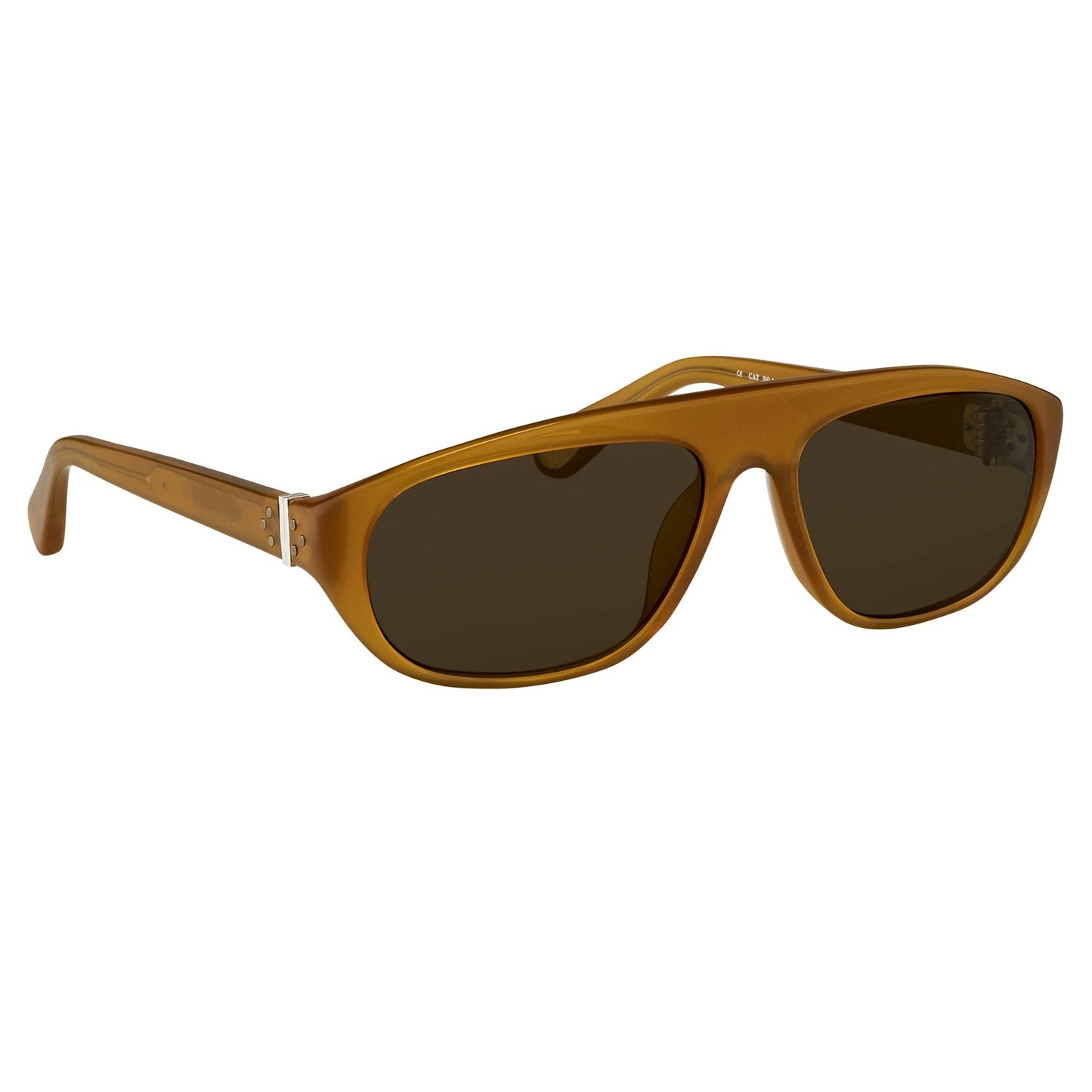 Ann Demeulemeester Sunglasses Flat Top Orange and Green