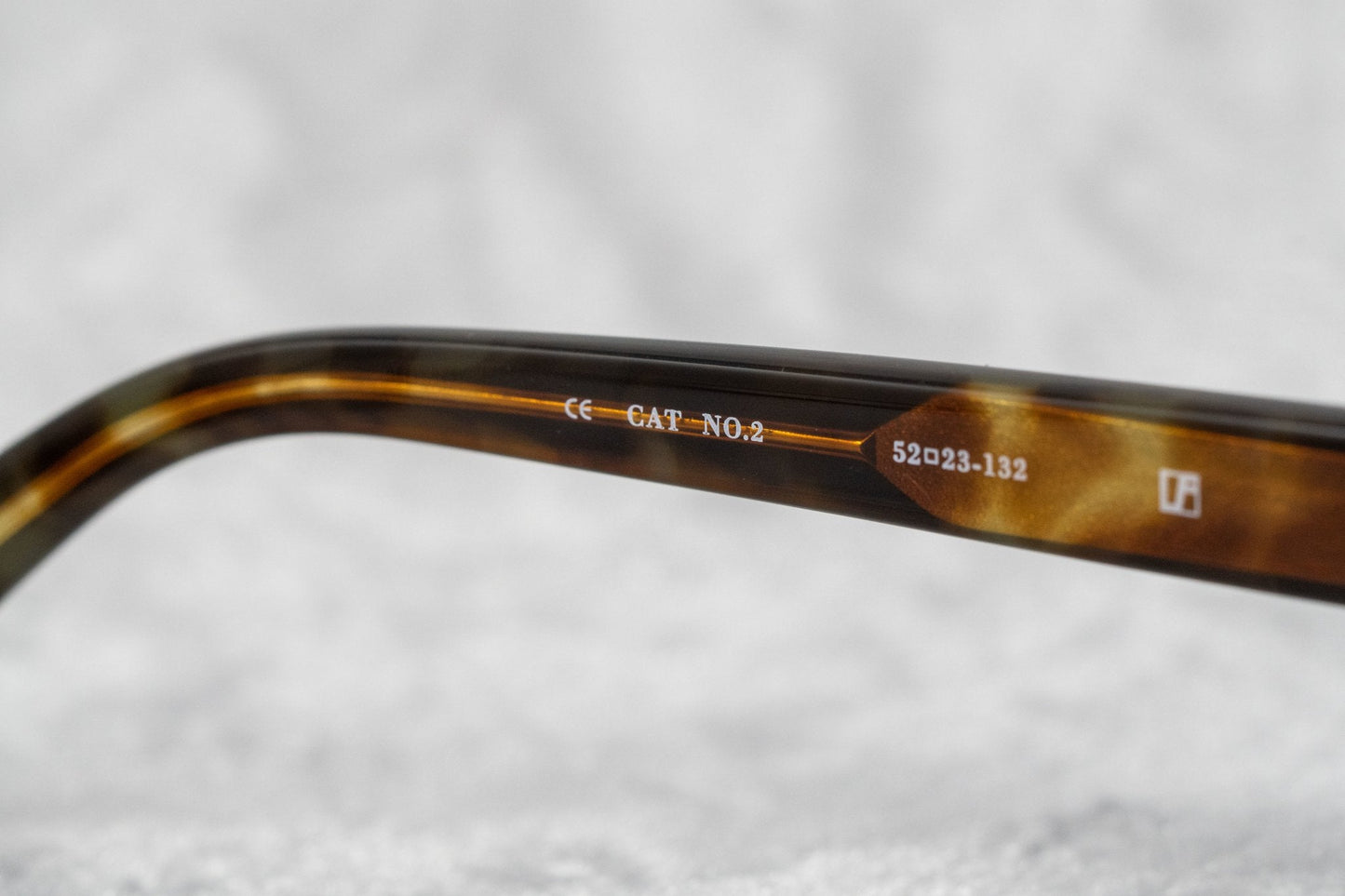 Ann Demeulemeester Ladies Sunglasses Oval Black and Brown Graduated AD8C6SUN