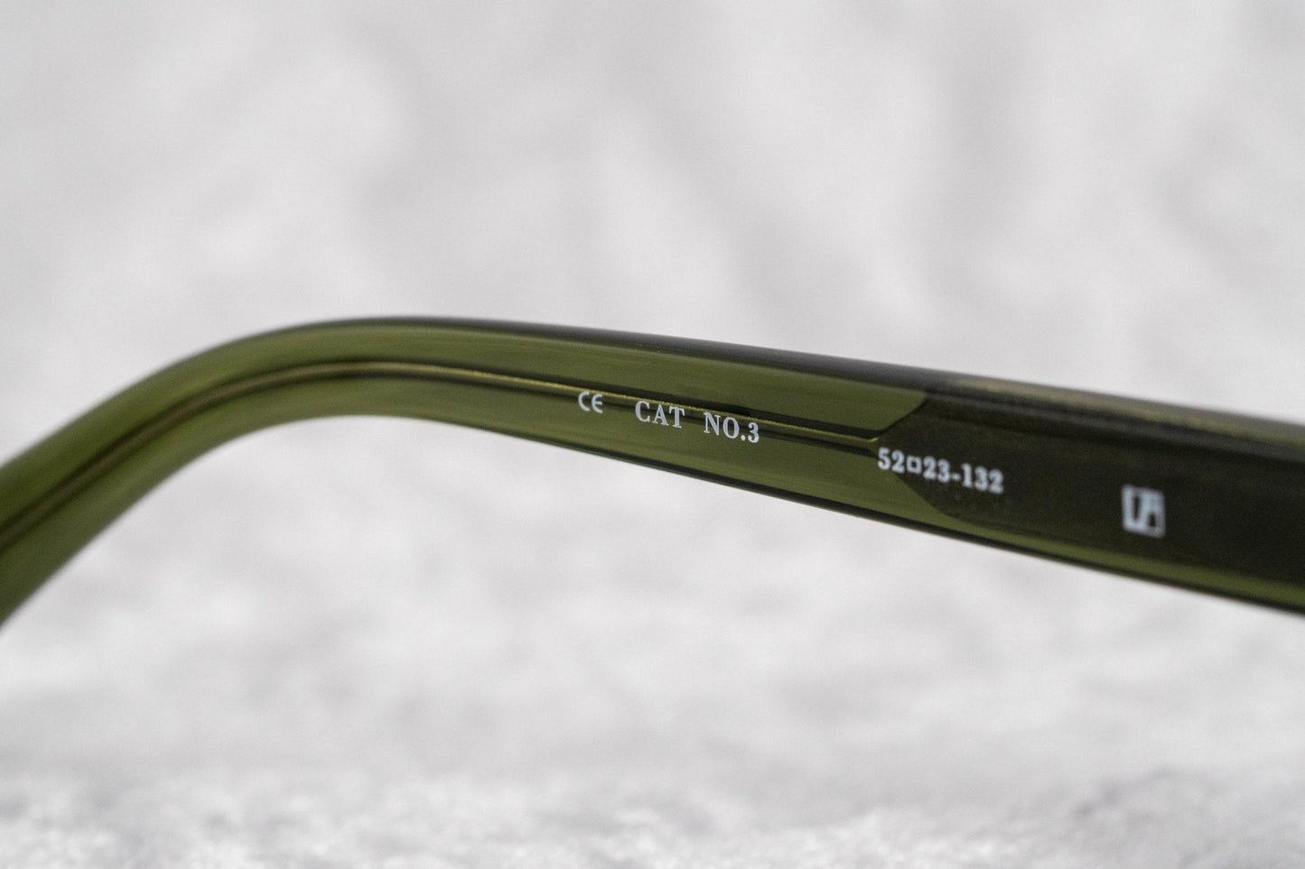 Ann Demeulemeester Sunglasses Oval Green and Purple