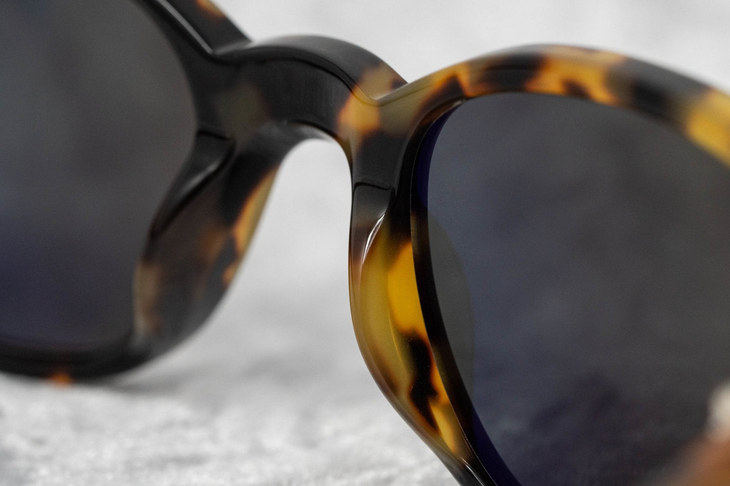 Ann Demeulemeester Ladies Sunglasses Oval Tortoise Shell and Grey AD8C2SUN