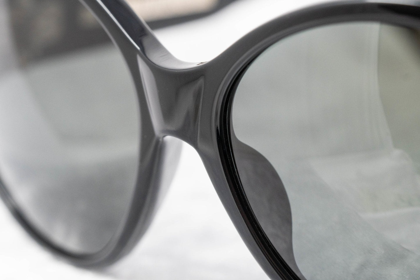 Ann Demeulemeester Ladies Sunglasses Oversized Black and Grey AD6C1SUN