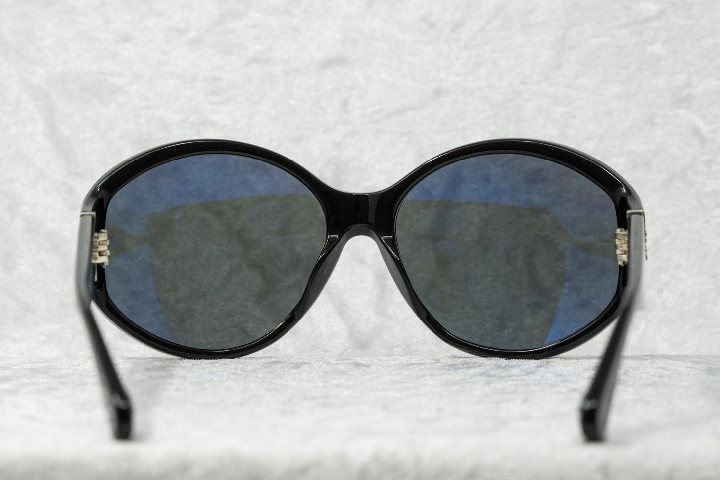 Ann Demeulemeester Ladies Sunglasses Oversized Black and Grey AD6C1SUN