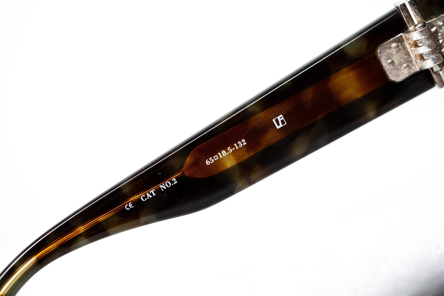 Ann Demeulemeester Ladies Sunglasses Oversized Black and Brown AD6C6SUN
