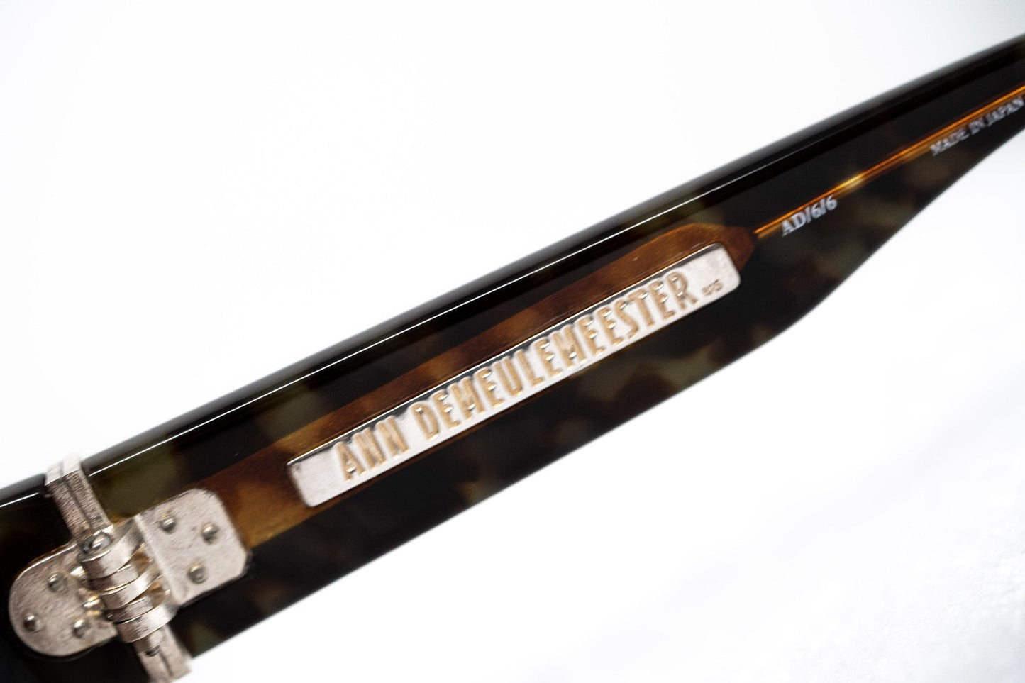 Ann Demeulemeester Ladies Sunglasses Oversized Black and Brown AD6C6SUN