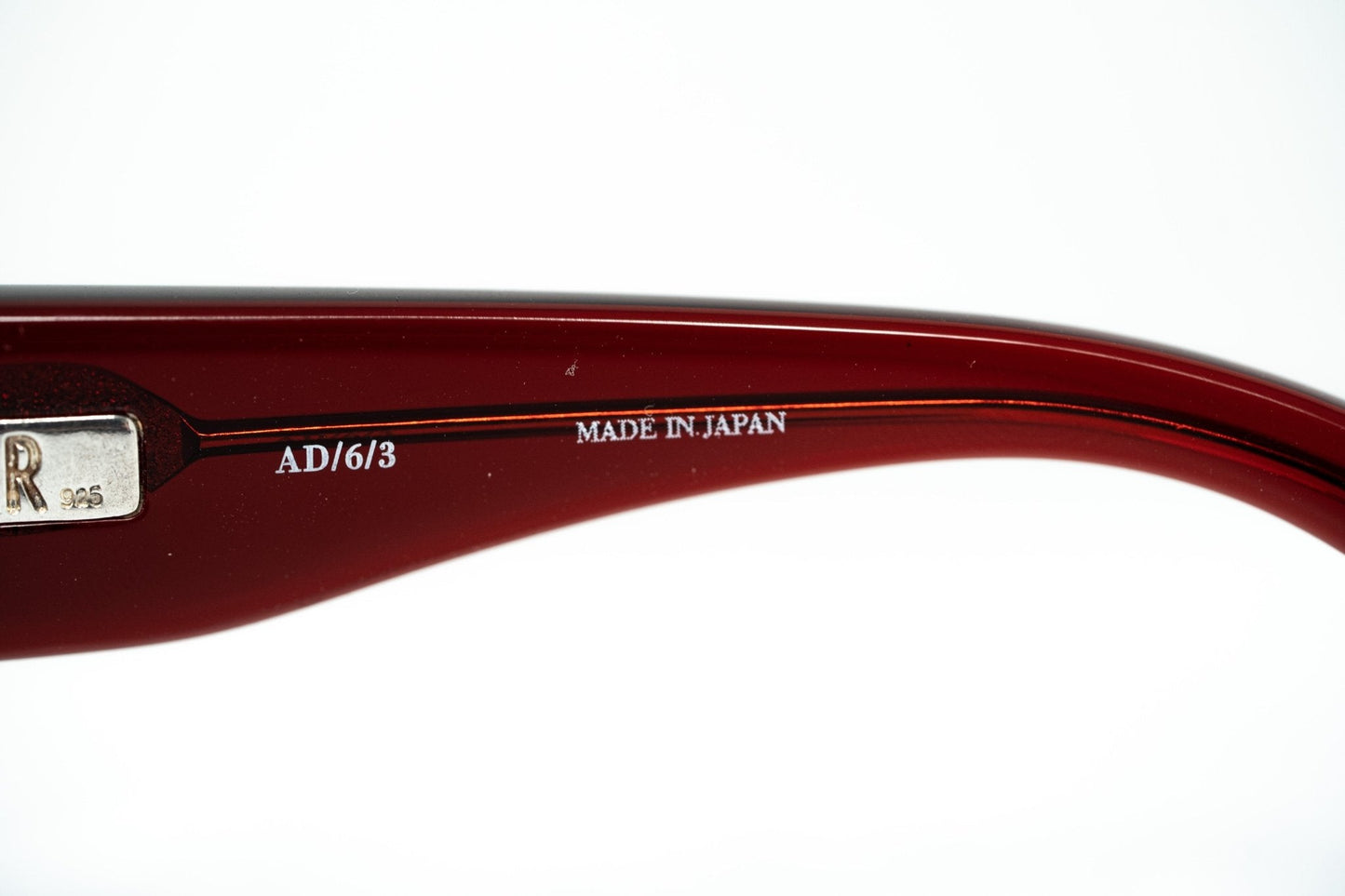 Ann Demeulemeester Ladies Sunglasses Oversized Bordeaux Red and Blue AD6C3SUN