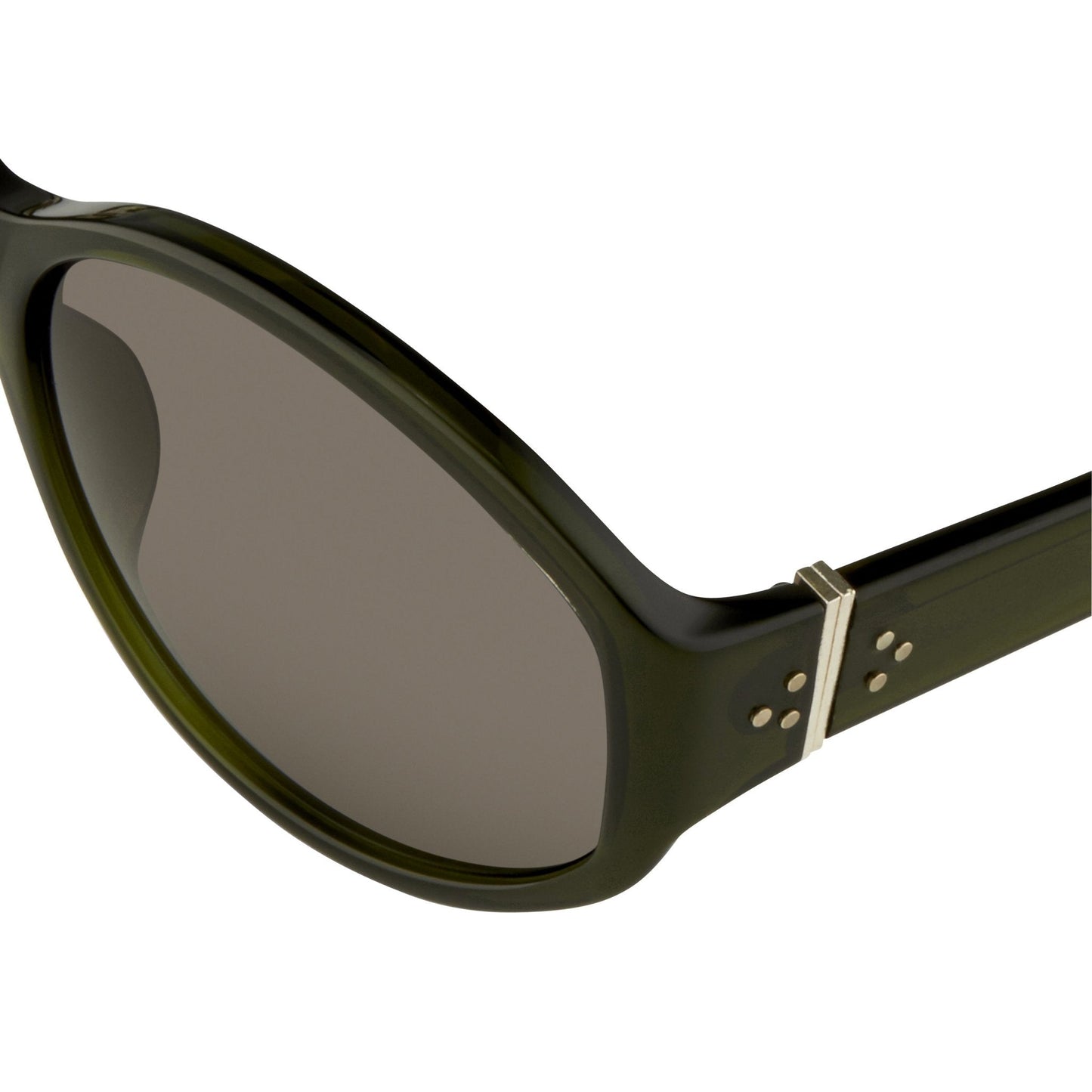 Ann Demeulemeester Ladies Sunglasses Oversized Green AD6C7SUN
