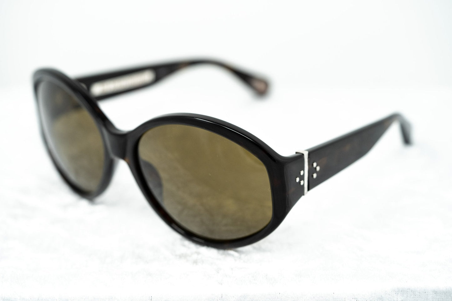 Ann Demeulemeester Ladies Sunglasses Oversized Tortoise Shell and Brown AD6C4SUN
